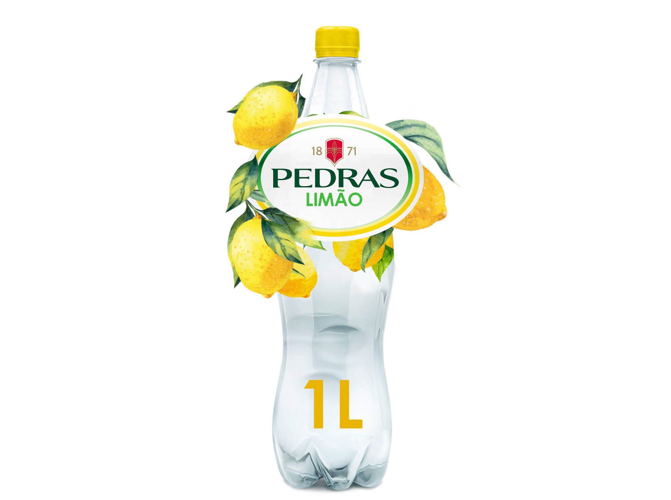 BEBIDA C/ G&Aacute;S PEDRAS LIM&Atilde;O PET 1L (SDR) image number 1