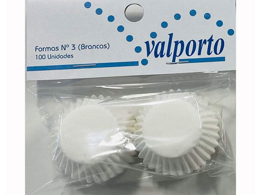 CONJUNTO 100 FORMAS PAPEL VALPORTO BRANCAS N&ordm;3