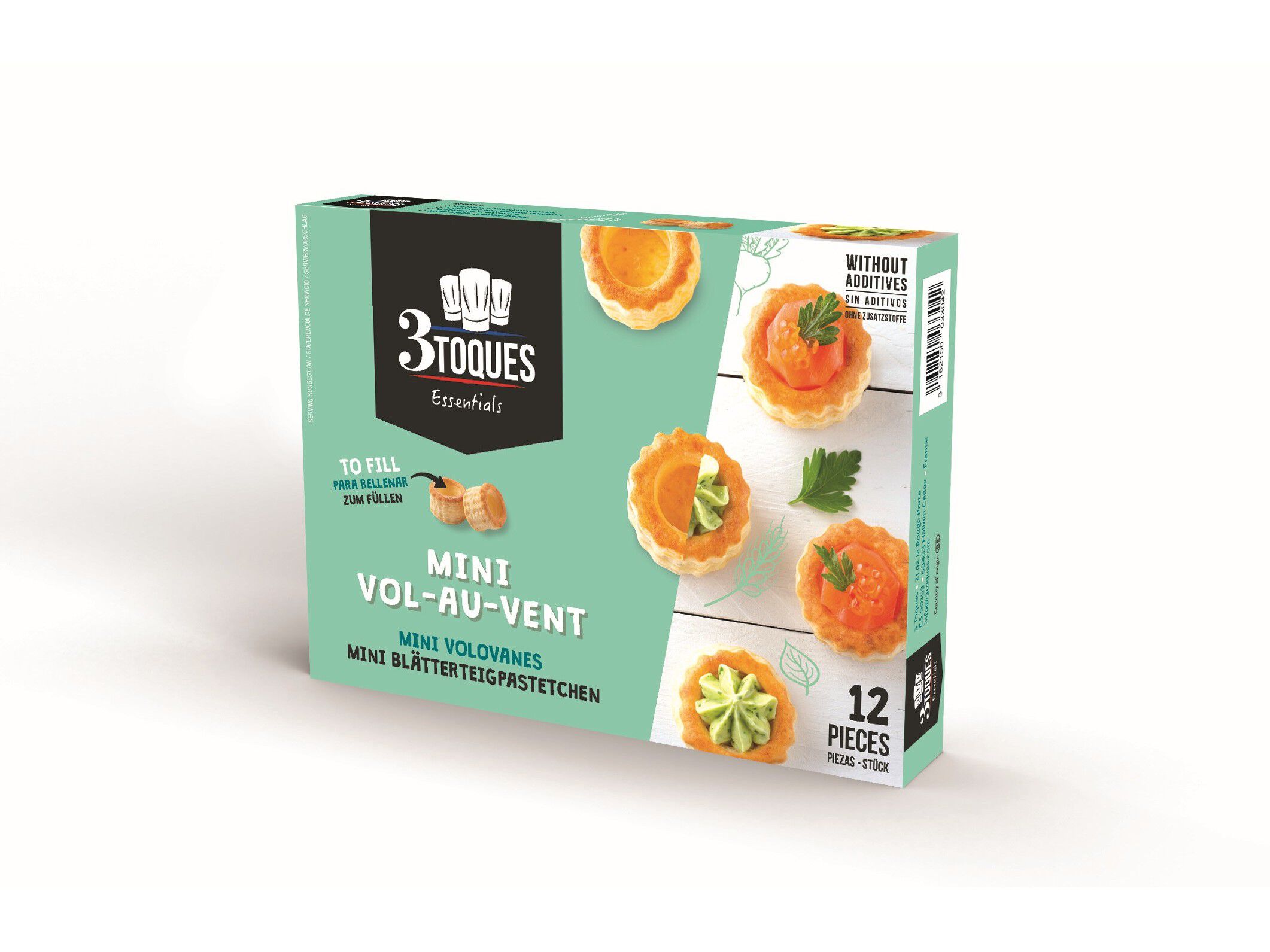 MINI FOLHADOS LES 3 TOQUES 12 66G