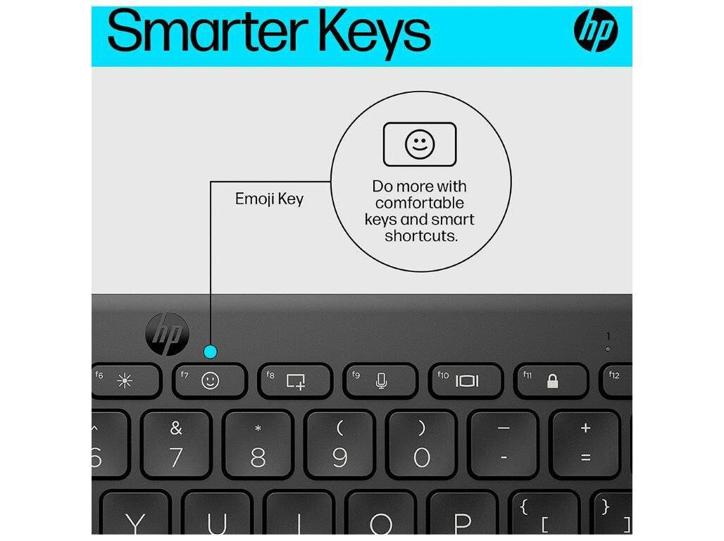 TECLADO SEM FIOS HP 350 MULTI-DEVICE BRANCO image number 5