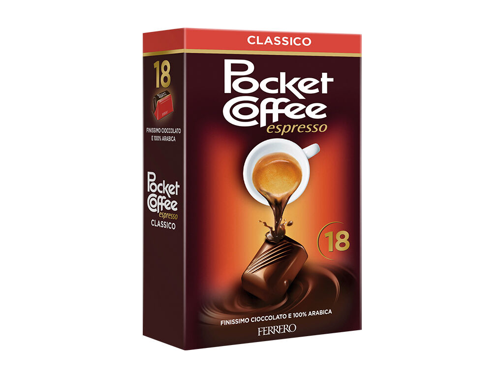BOMBONS FERRERO POCKET COFFEE T18 225G image number 0
