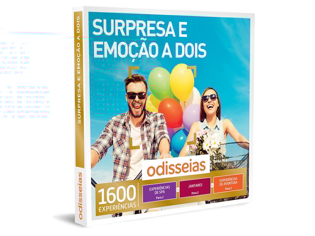 PACK ODISSEIAS SURPRESA E EMO&Ccedil;&Atilde;O A DOIS image number 0