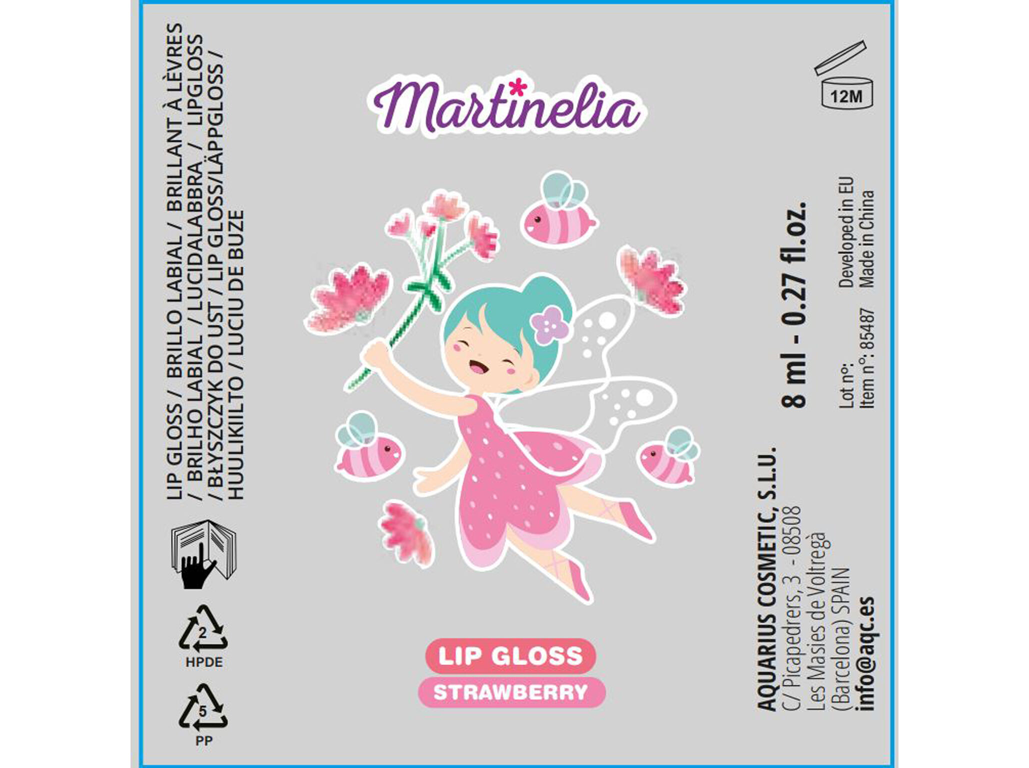 SET BELEZA BORBOLETA MARTINELIA CRIAN&Ccedil;A image number 4