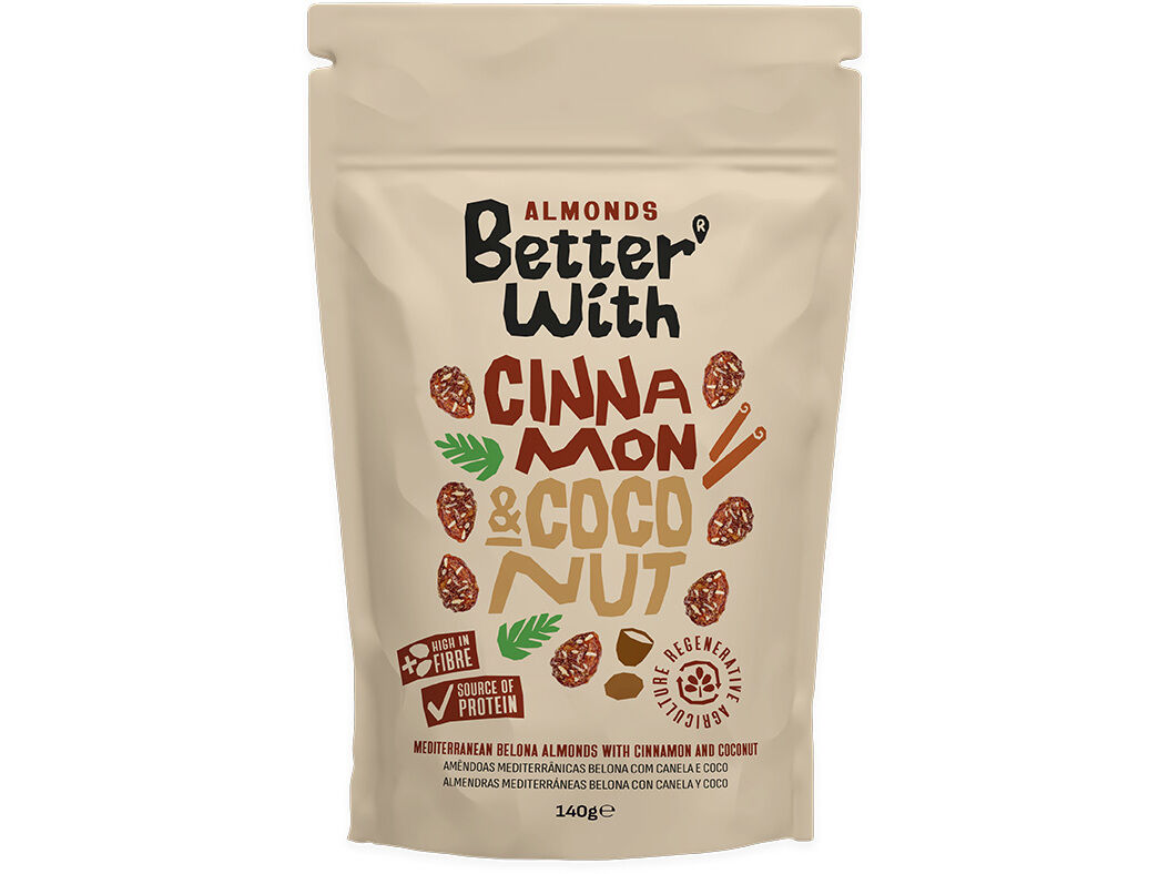 MIOLO AM&Ecirc;NDOA BETTER WITH COM CANELA E COCO 140 G image number 0