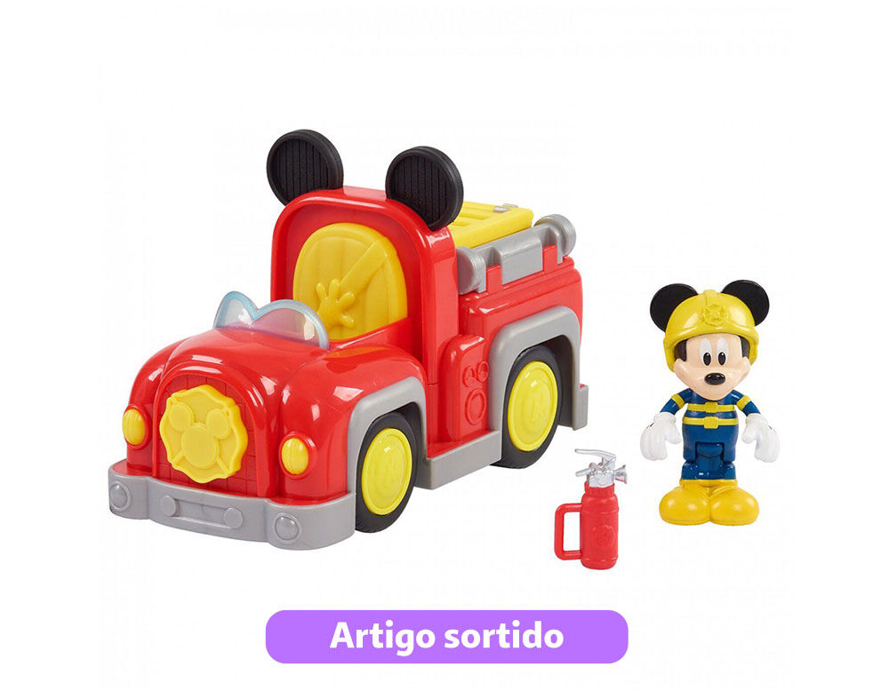 VE&Iacute;CULO E FIGURA ARTICULADA MICKEY MOUSE MODELOS SORTIDOS image number 3
