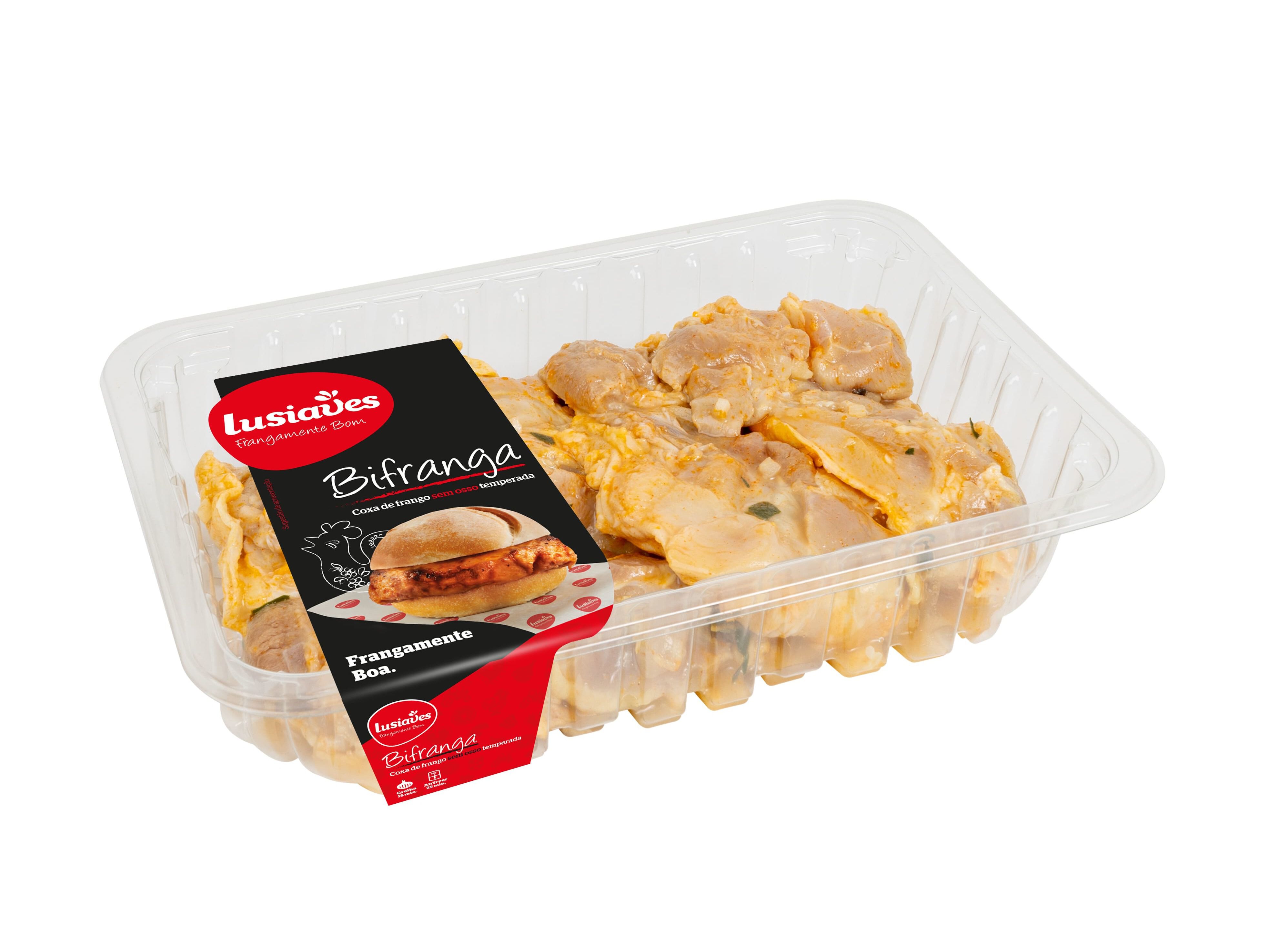 BIFRANGA COXA DE FRANGO MARINADA SEM OSSO EMBALAGEM KG