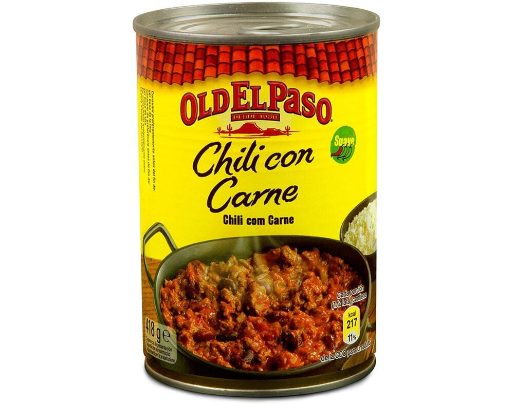 CHILLI OLD EL PASO COM CARNE 418G