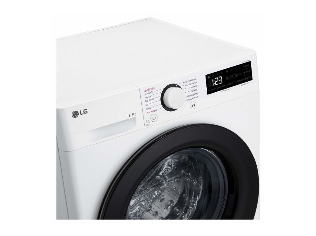 M&Aacute;QUINA DE LAVAR E SECAR ROUPA LG F2DR5S8S6W (8/5KG E BRANCO) image number 2