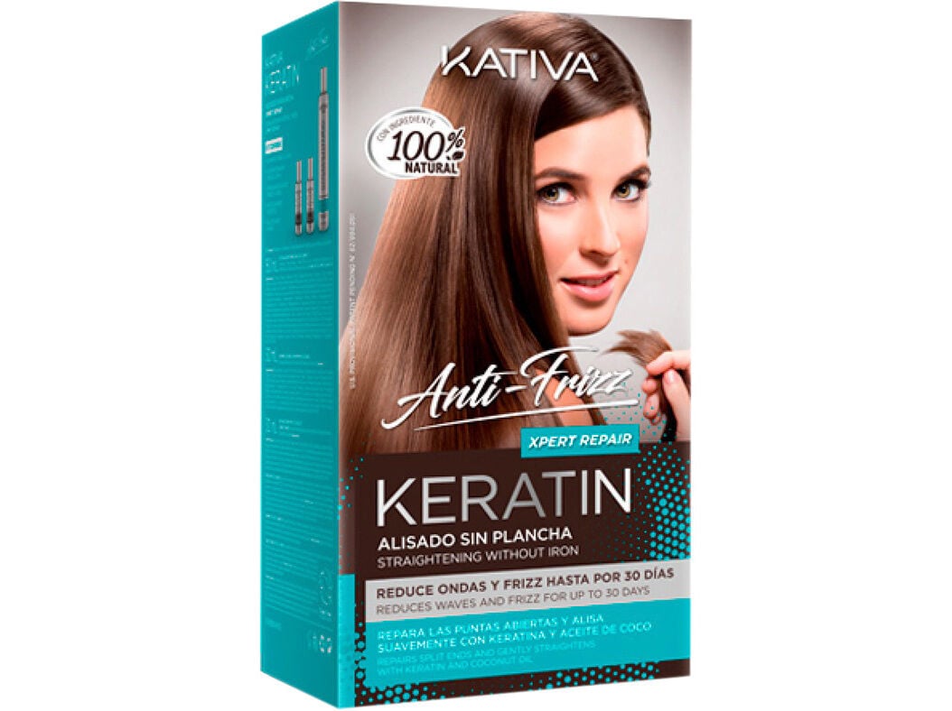 TRATAMENTO ALISADOR KATIVA QUERATINA ANTI-FRIZZ 210ML