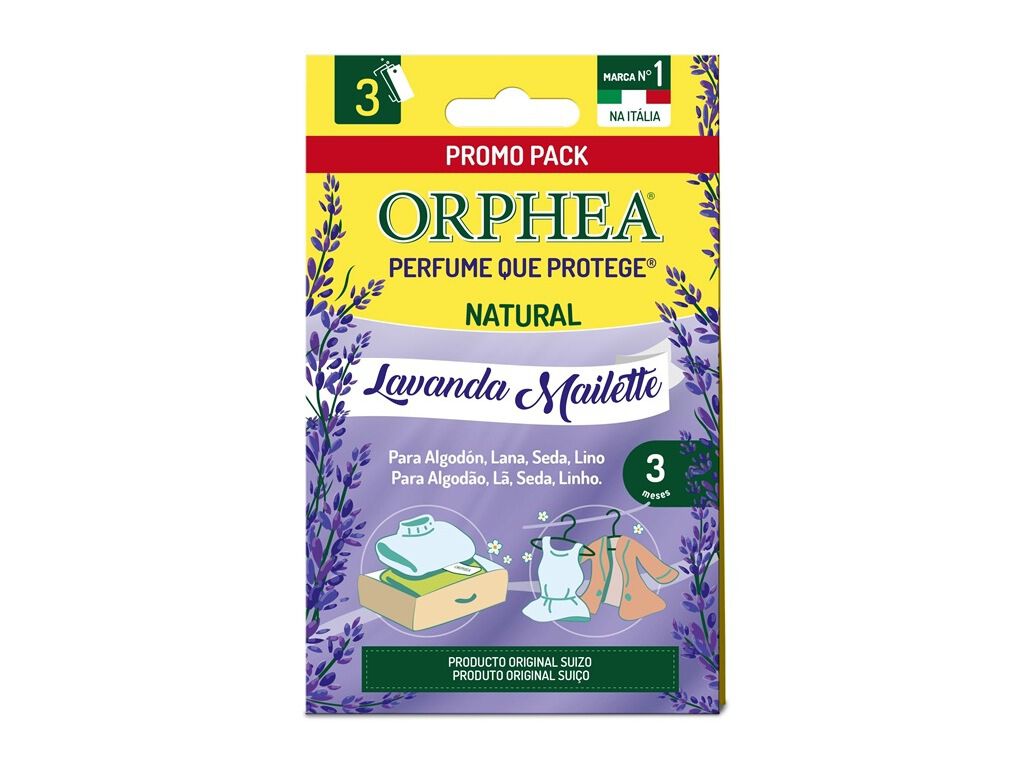 TIRAS ANTI TRA&Ccedil;AS ORPHEA PERFUMADA LAVANDA 3UN image number 0