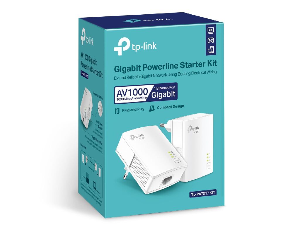 POWERLINE TP-LINK KIT AV1000 TL-PA7017KIT image number 1