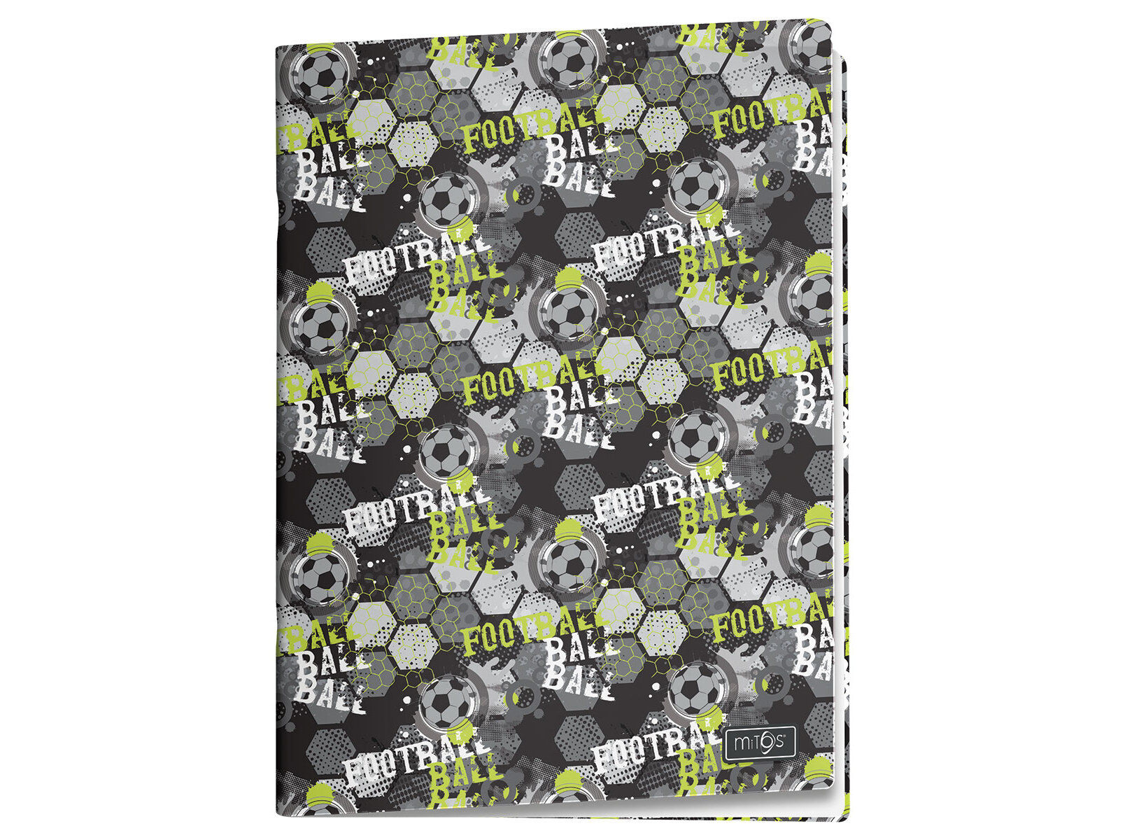 CADERNO A4 MITOS QUADRICULADO FUTEBOL CAPA PP 48 FOLHAS 80G AGRAFADO image number 0