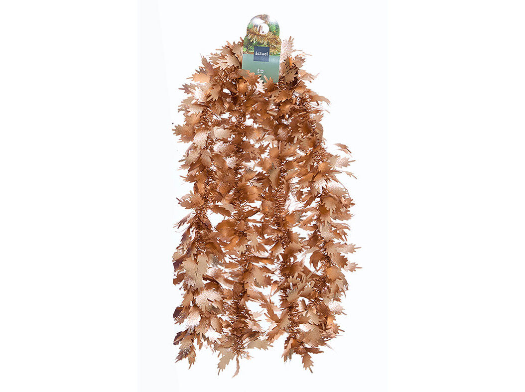 FITA PARA &Aacute;RVORE DE NATAL ACTUEL COBRE 2MX13CM image number 0