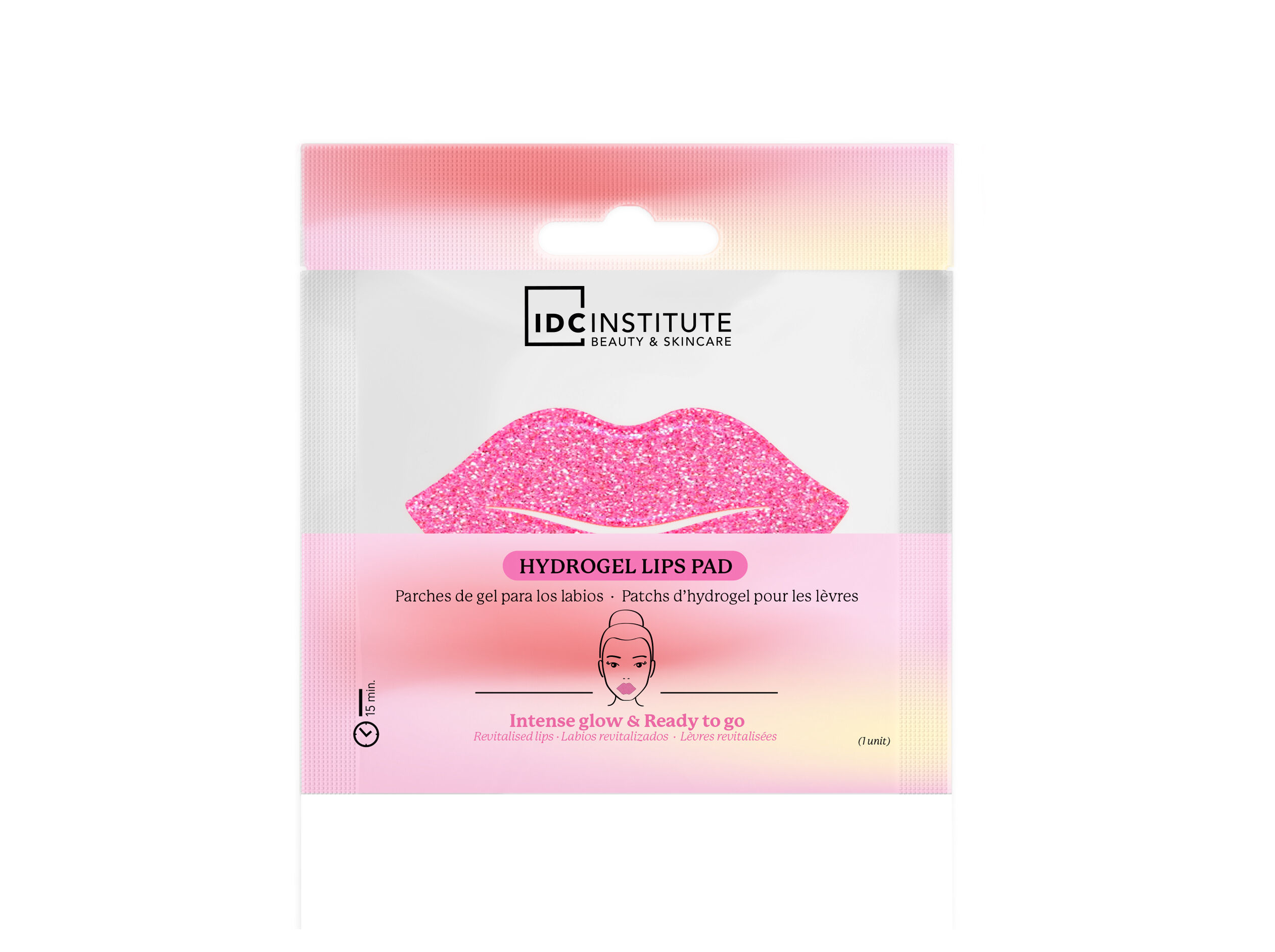M&Aacute;SCARA L&Aacute;BIOS IDC INSTITUTE GLITTER HYDROGEL PINK image number 0