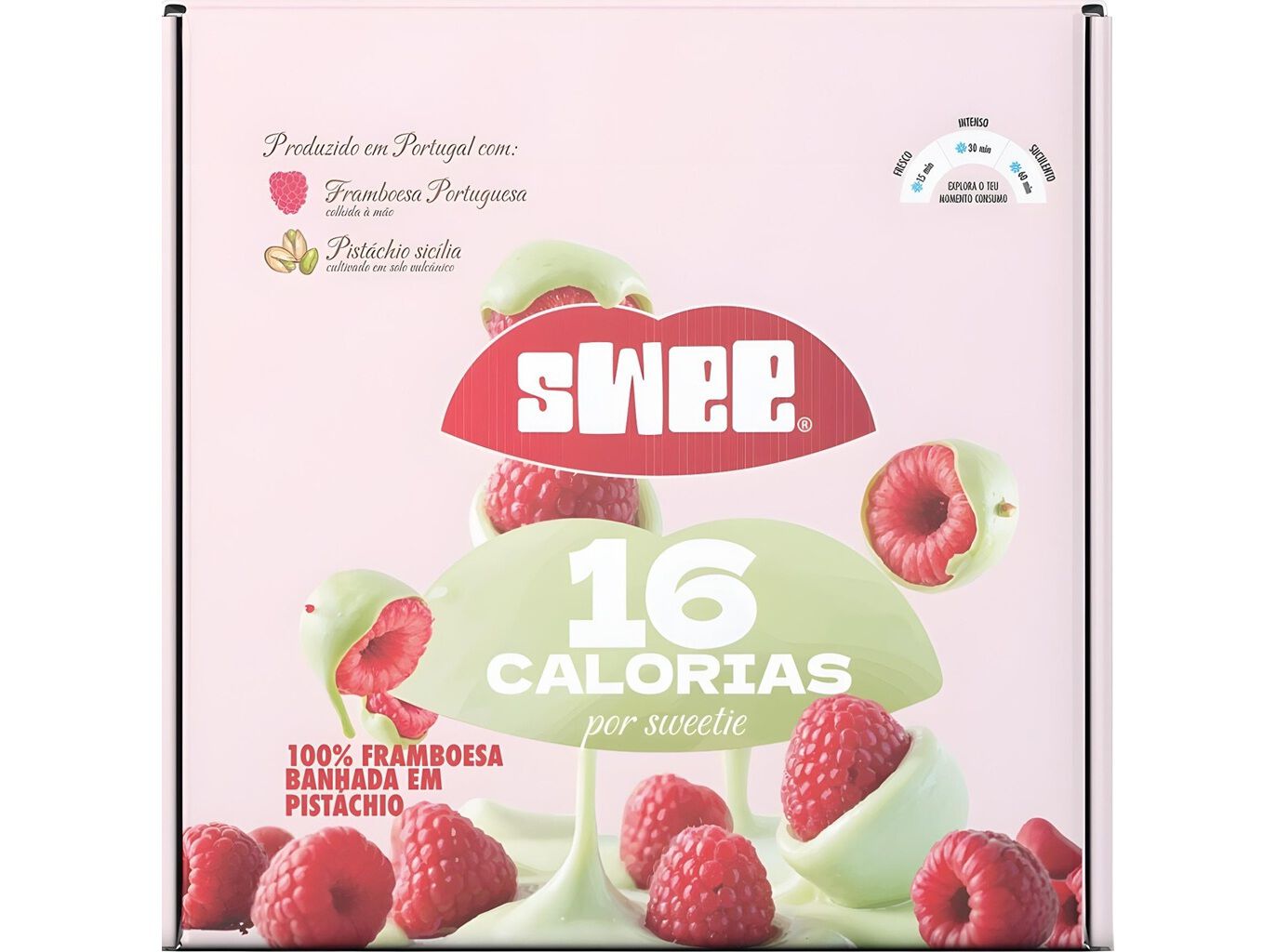 SWEETIES SWEE FRAMBOESA E PIST&Aacute;CHIO 140G