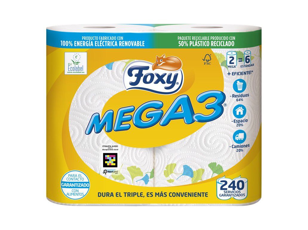 ROLO DE COZINHA FOXY MEGA3 COMPACTO 2F 2=6R image number 0