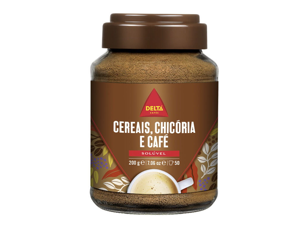 BEBIDA CEREAIS DELTA CHIC&Oacute;RIA CEVADA E CAF&Eacute; 200G
