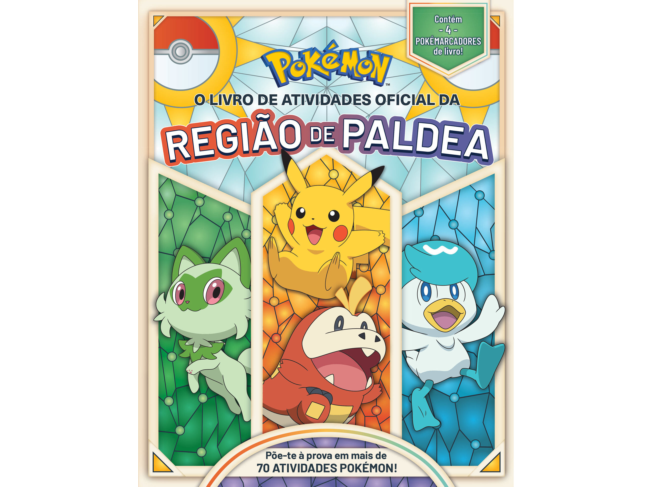 LIVRO POK&Eacute;MON: LVR ATIV. OFICIAL REGI&Atilde;O DE PALDEA image number 0