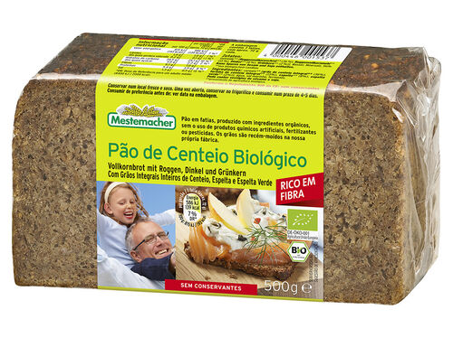 PÃO MESTEMACHER CENTEIO BIOLÓGICO 500G image number 0