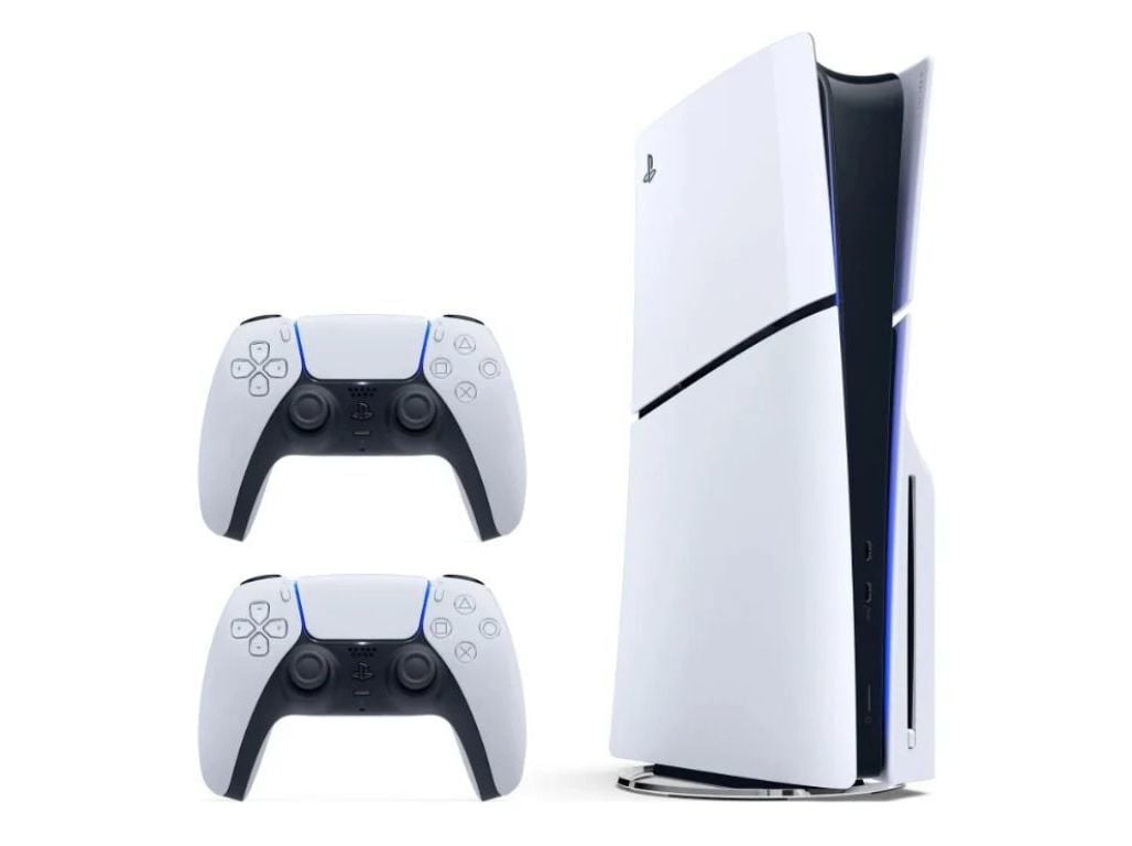 CONSOLA SONY PLAYSTATION 5 STANDARD SLIM 1TB + 2 COMANDOS DUALSENSE