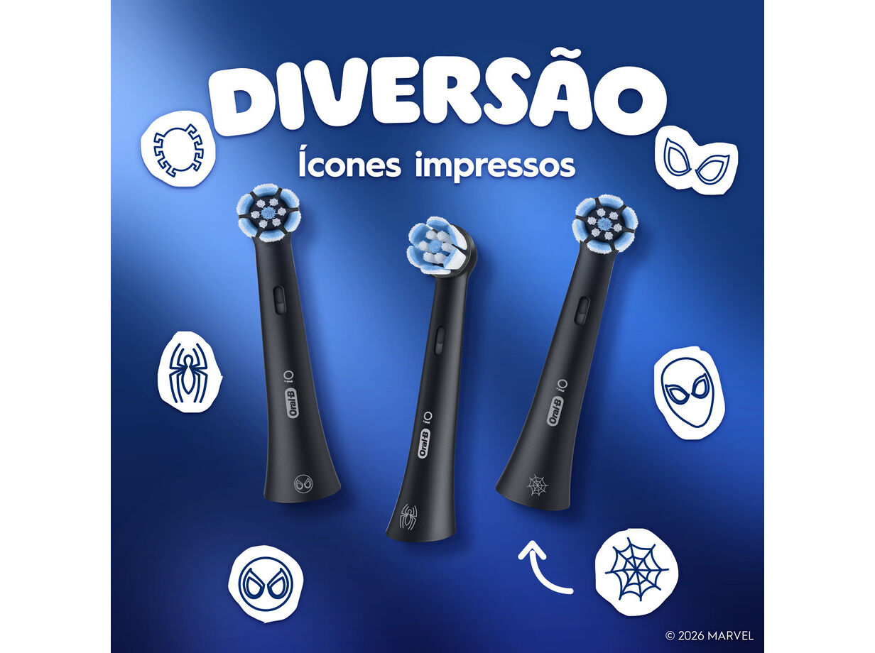 RECARGA IO KIDS ORAL-B 6+ SPIDERMAN 2UN image number 4