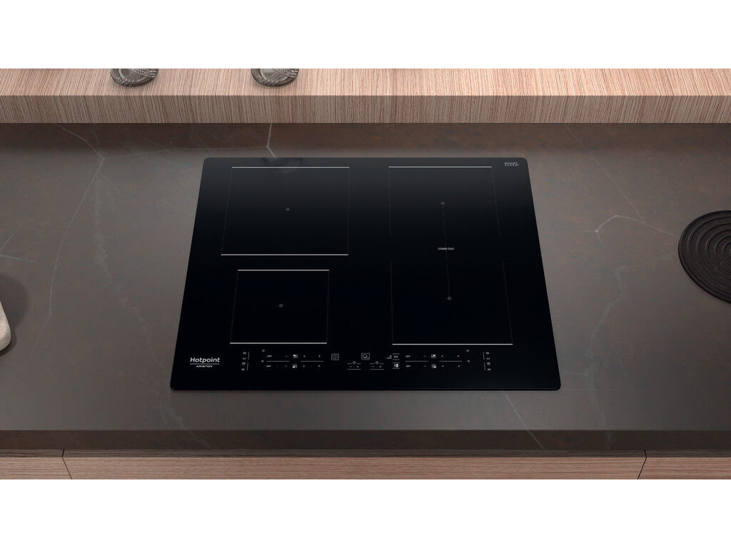 PLACA DE INDU&Ccedil;&Atilde;O HOTPOINT HB 4860B NE PRETA 60 CM image number 3