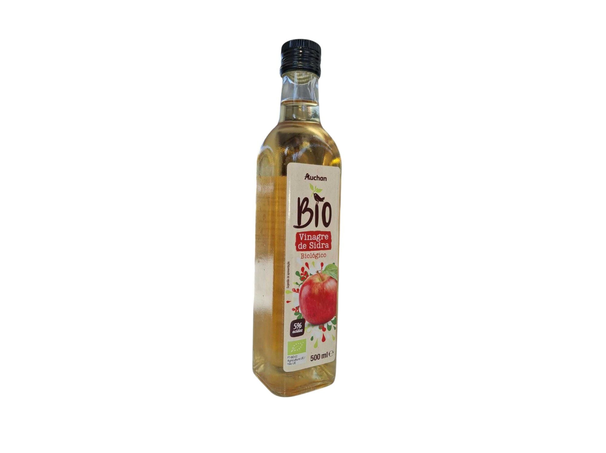 VINAGRE DE SIDRA AUCHAN BIO 500ML