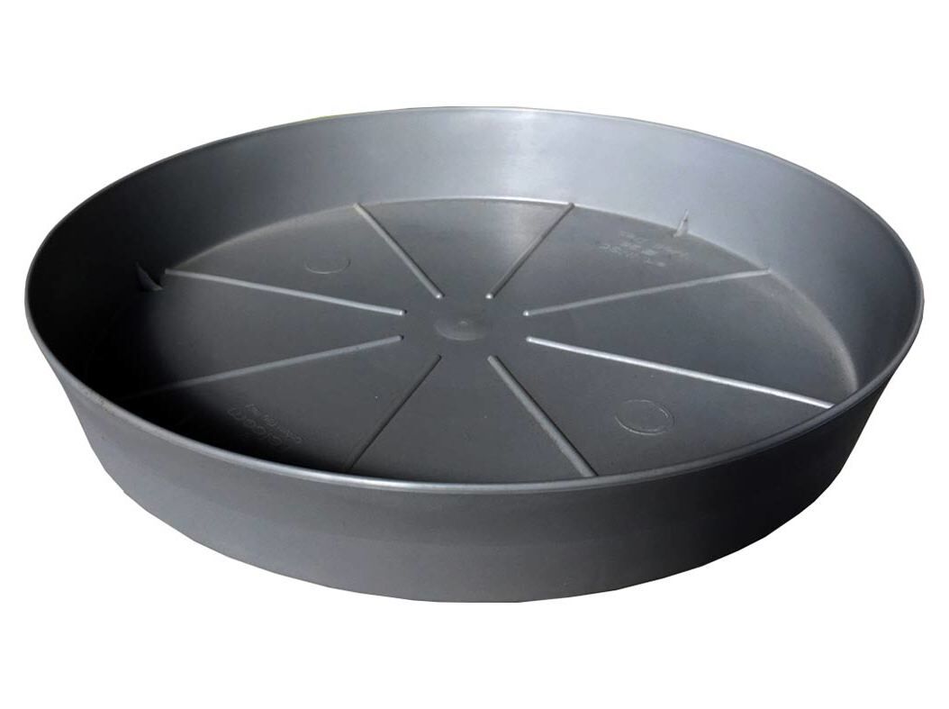 PRATO PL&Aacute;STICO GARDENSTAR PRETO &Oslash;13CM (VASO 17)