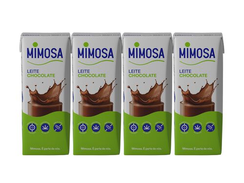 LEITE MIMOSA COM CHOCOLATE 4X200ML image number 1