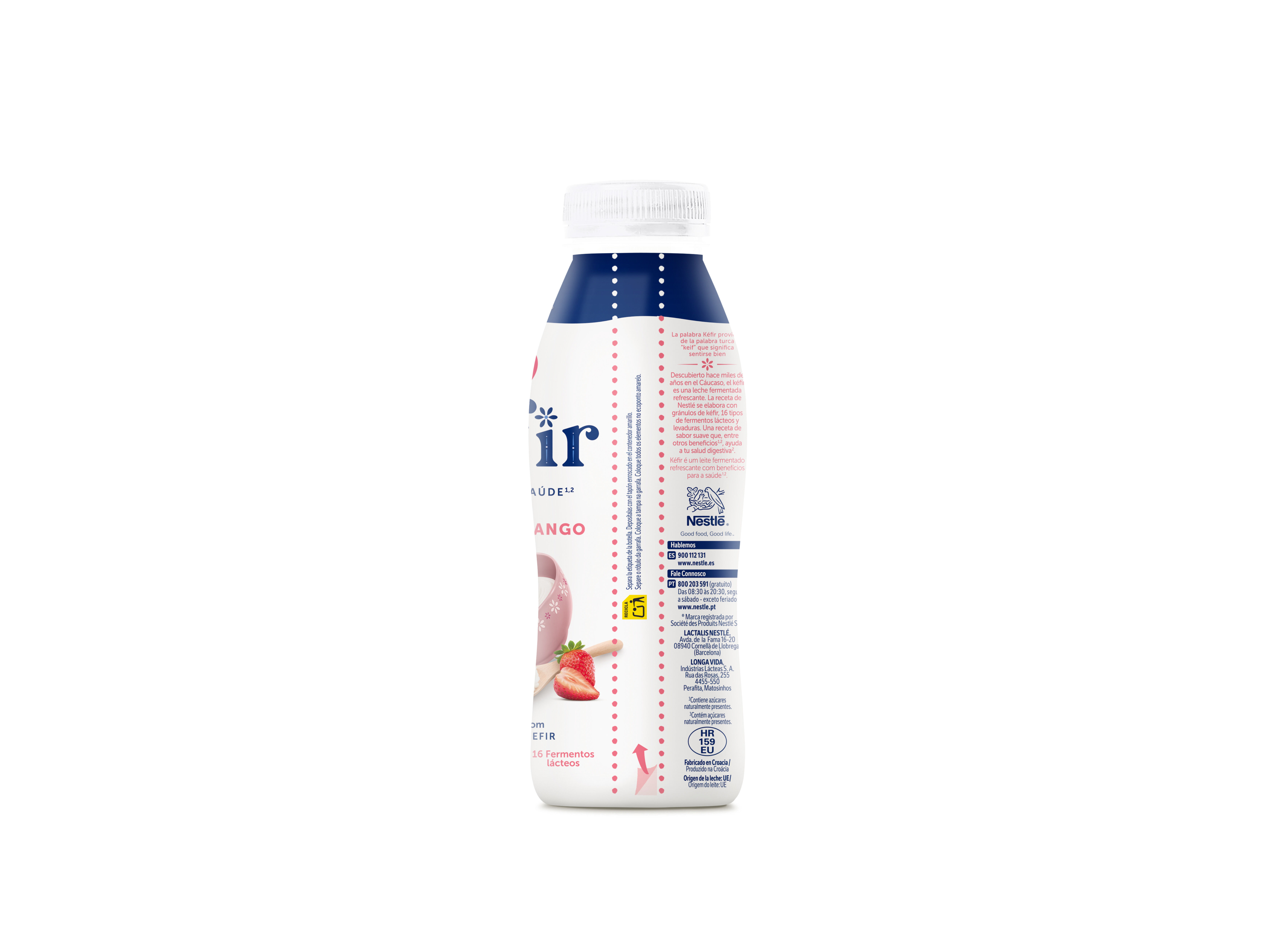 KEFIR NESTL&Eacute; MORANGO 500G image number 1