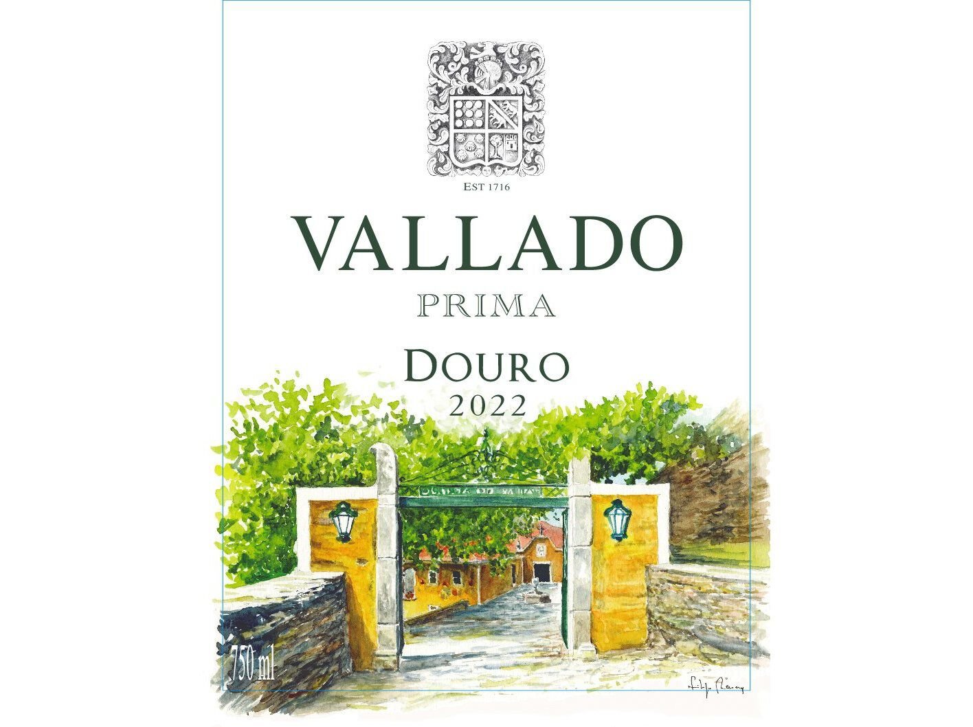VINHO BRANCO VALLADO PRIMA DOURO 0.75L image number 2