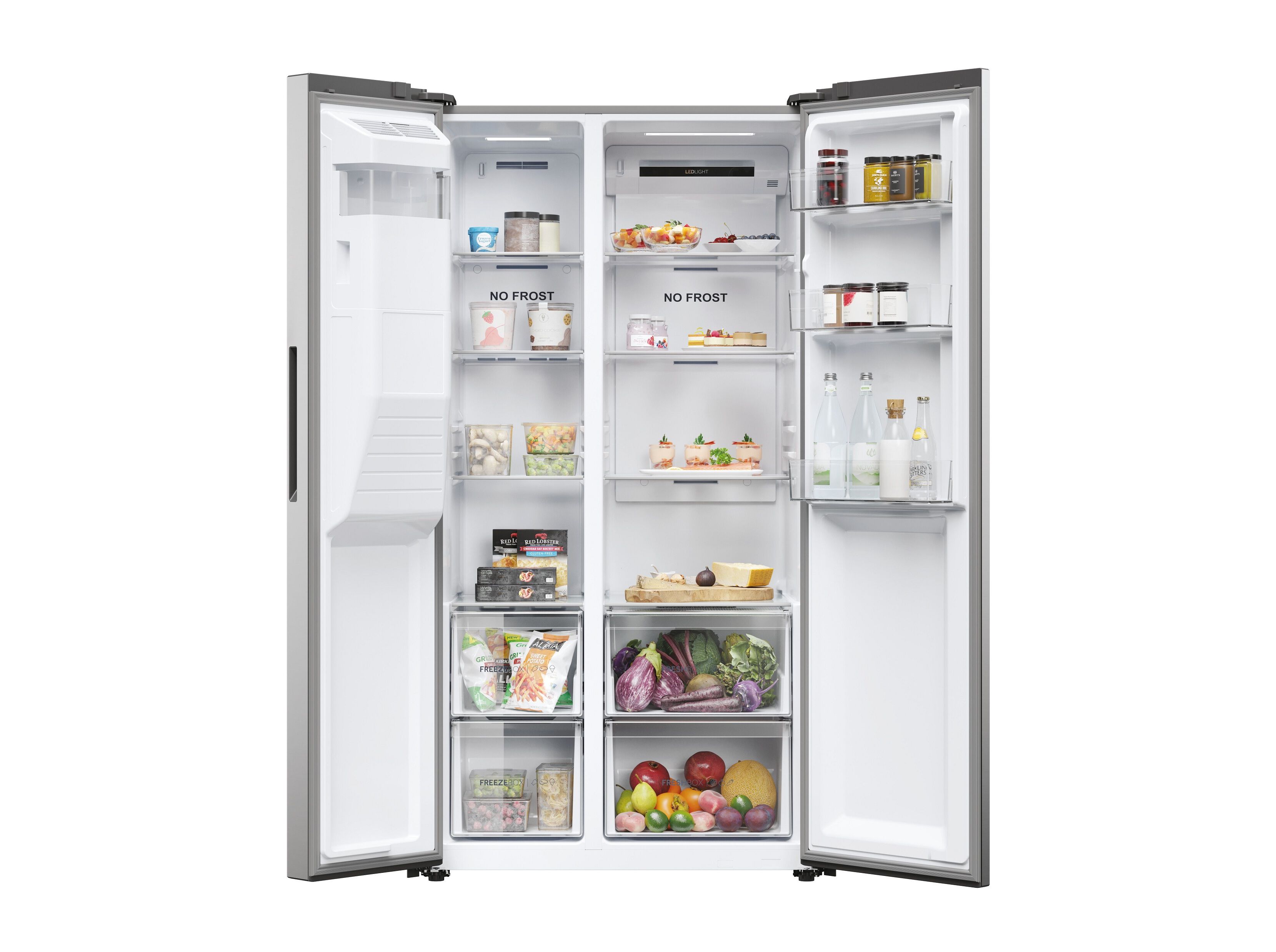 FRIGORIFICO AMERICANO COM DISPENSADOR HAIER HSR5918DIMP D INOX 511L image number 6