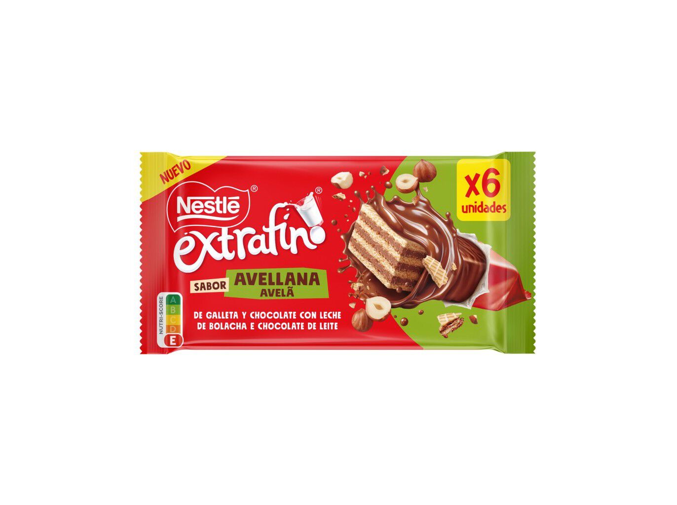 SNACK DE CHOCOLATE EXTRAFINO AVEL&Atilde; 6X18G image number 0
