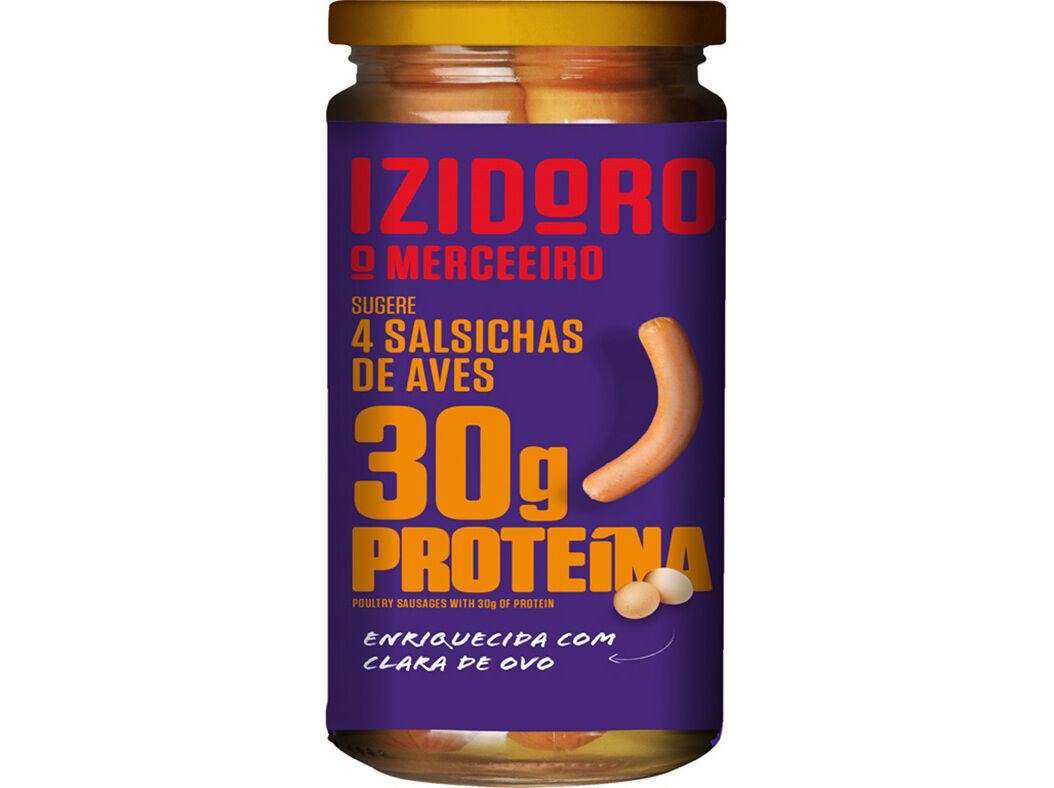 SALSICHAS AVES IZIDORO BOCKWURST 4 UN 320(200)G