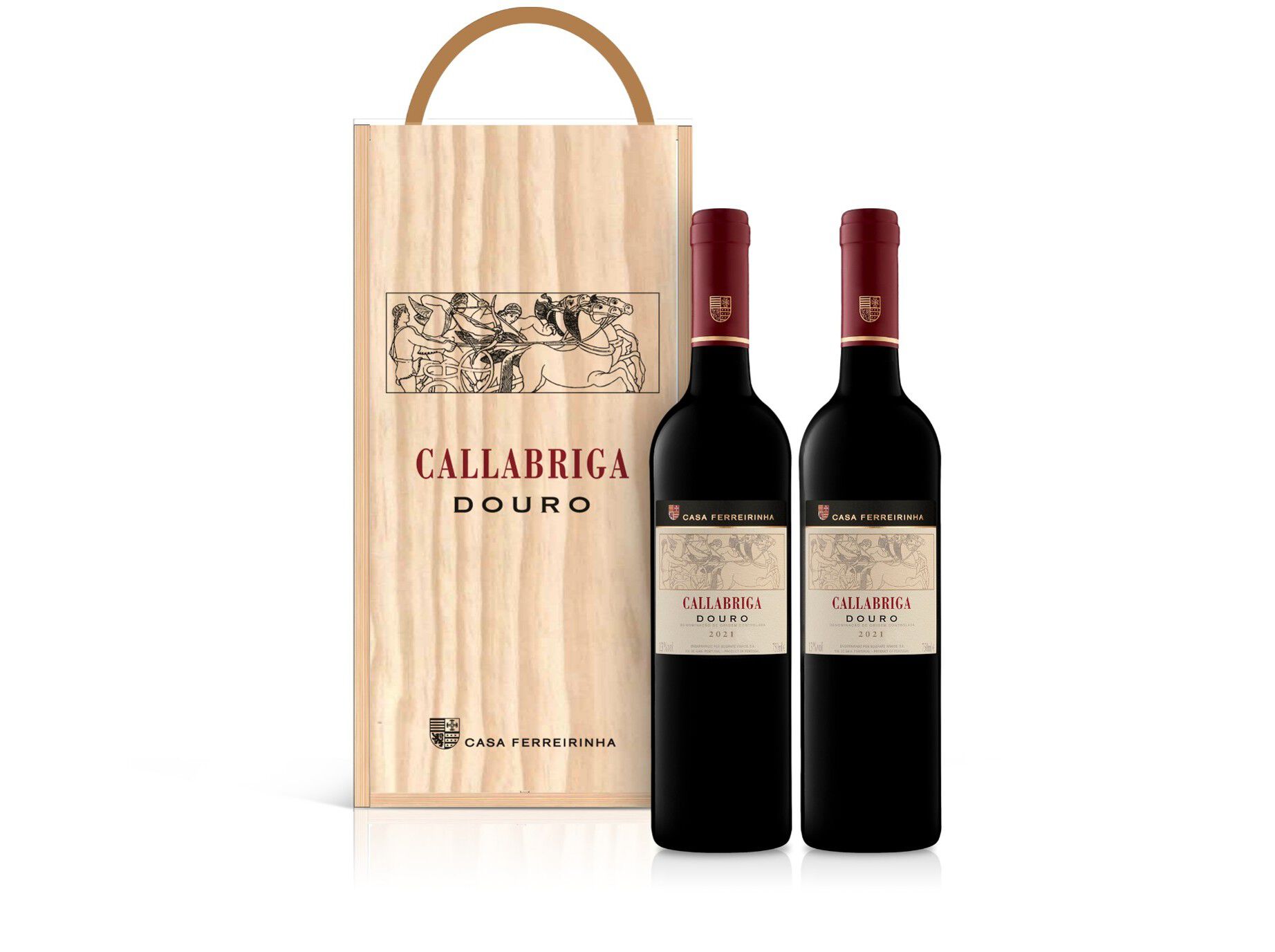 CONJ. VINHO FERREIRINHA CALLABRIGA TINTO DOURO 2X0.75L