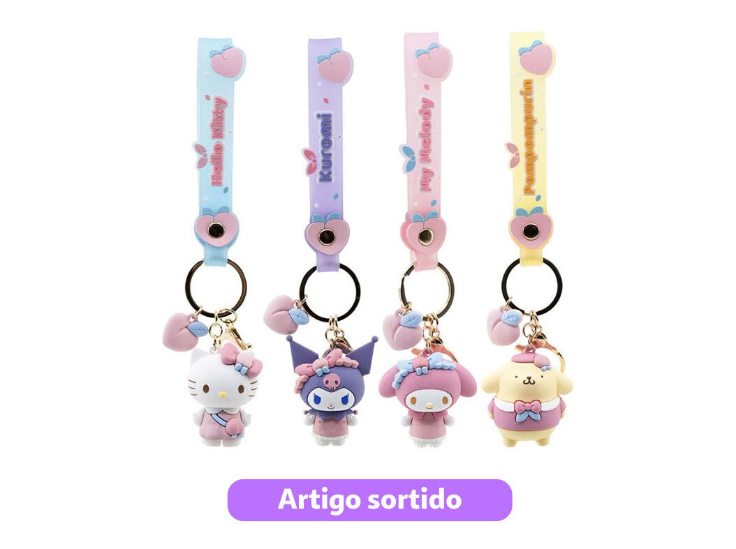 PORTA-CHAVES HELLO KITTY MODELOS SORTIDOS image number 0