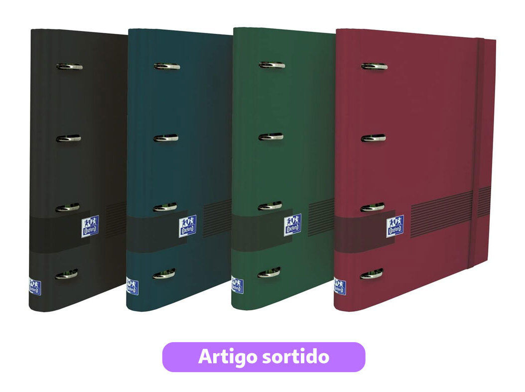 CAPA COM RECARGA A4 OXFORD &YOU NEUTROS CORES SORTIDAS