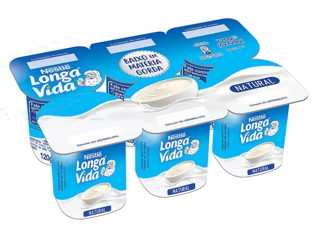 IOGURTE LONGA VIDA NATURAL 6X120G image number 0