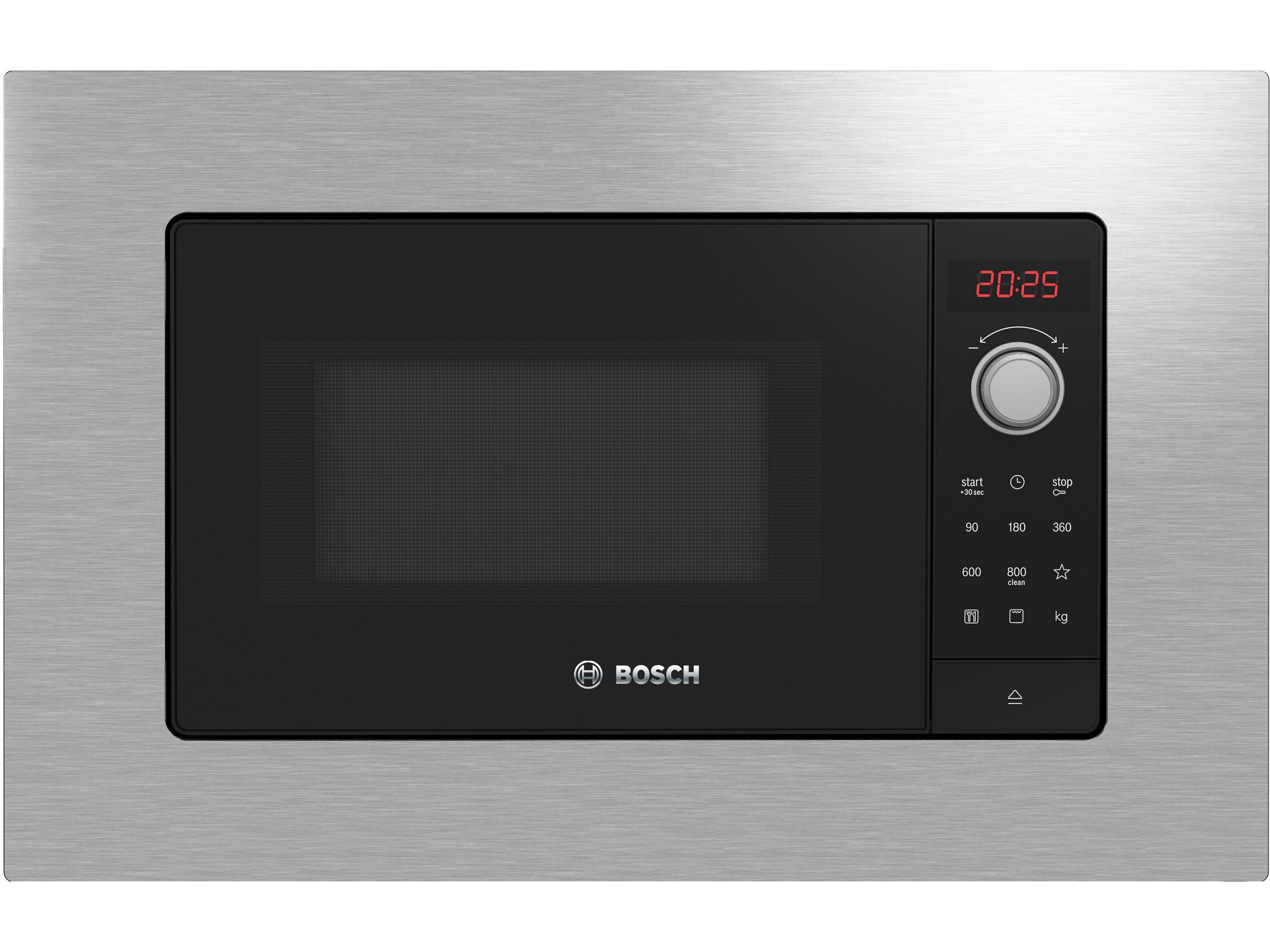 MICRO ONDAS DE ENCASTRE COM GRILL BOSCH BEL623MS3 INOX 20L