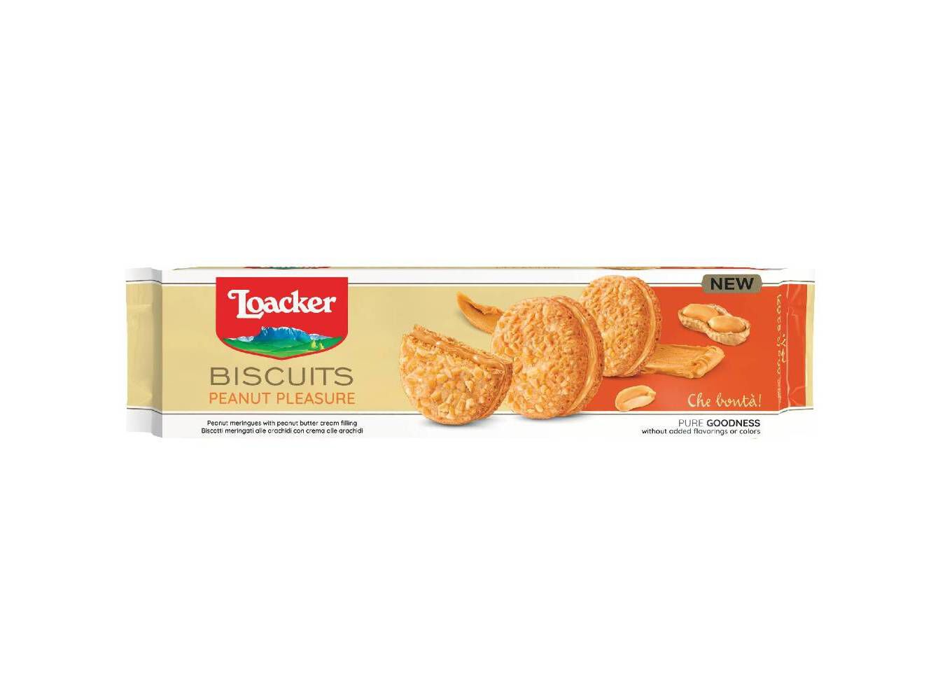 BOLACHAS RECHEADA LOACKER AMENDOIM PLEASURE 80G image number 0