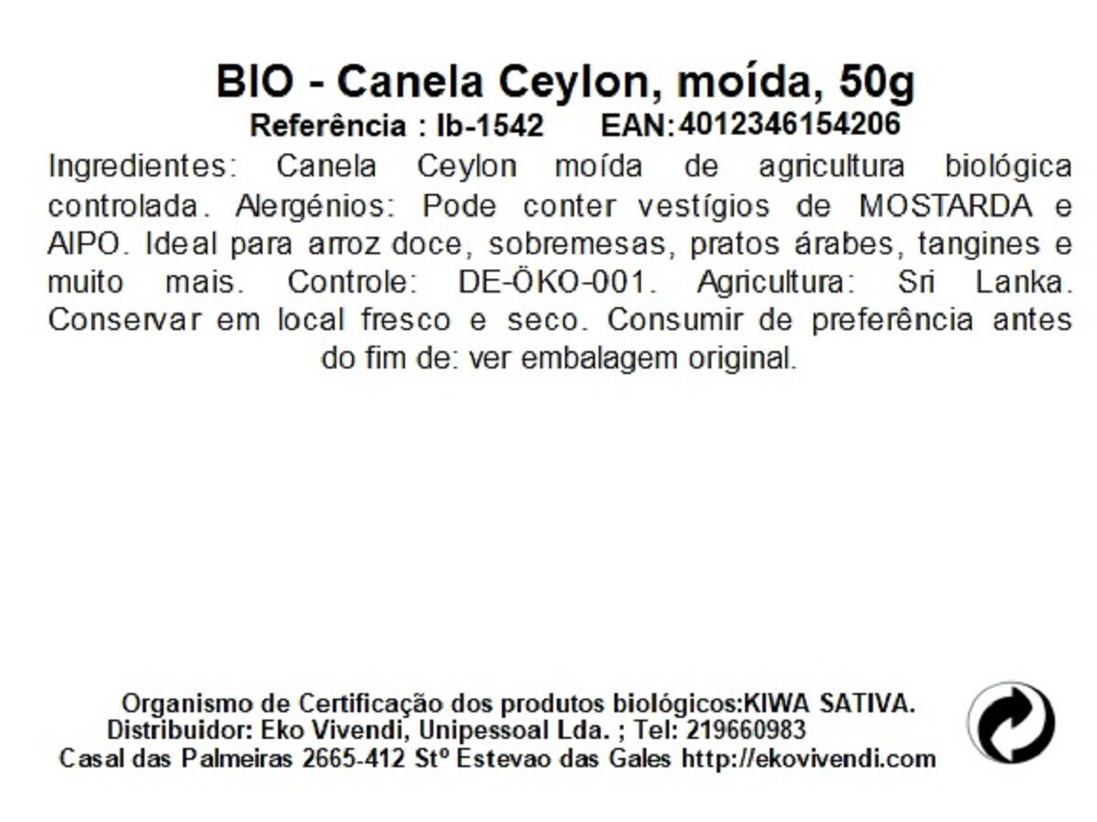 CANELA CEYLON LEBENSBAUM MO&Iacute;DA BIO 50G image number 2