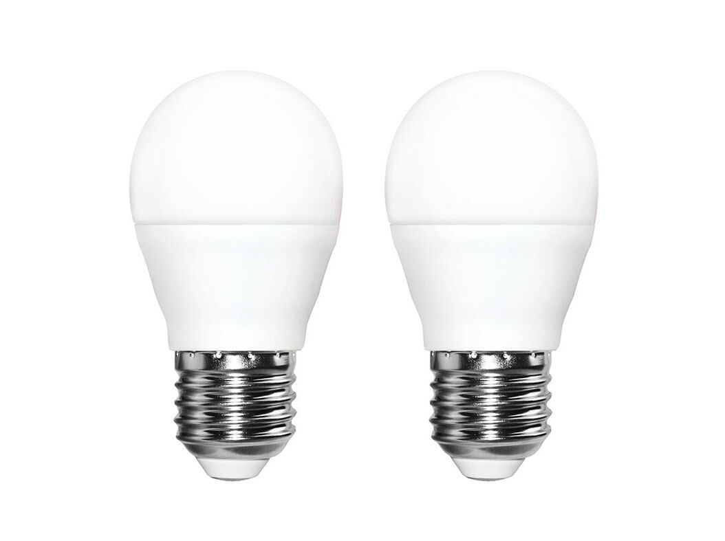 L&Acirc;MPADA MINI LED E27 40WEQ LUZ BRANCA 2 UNIDADES