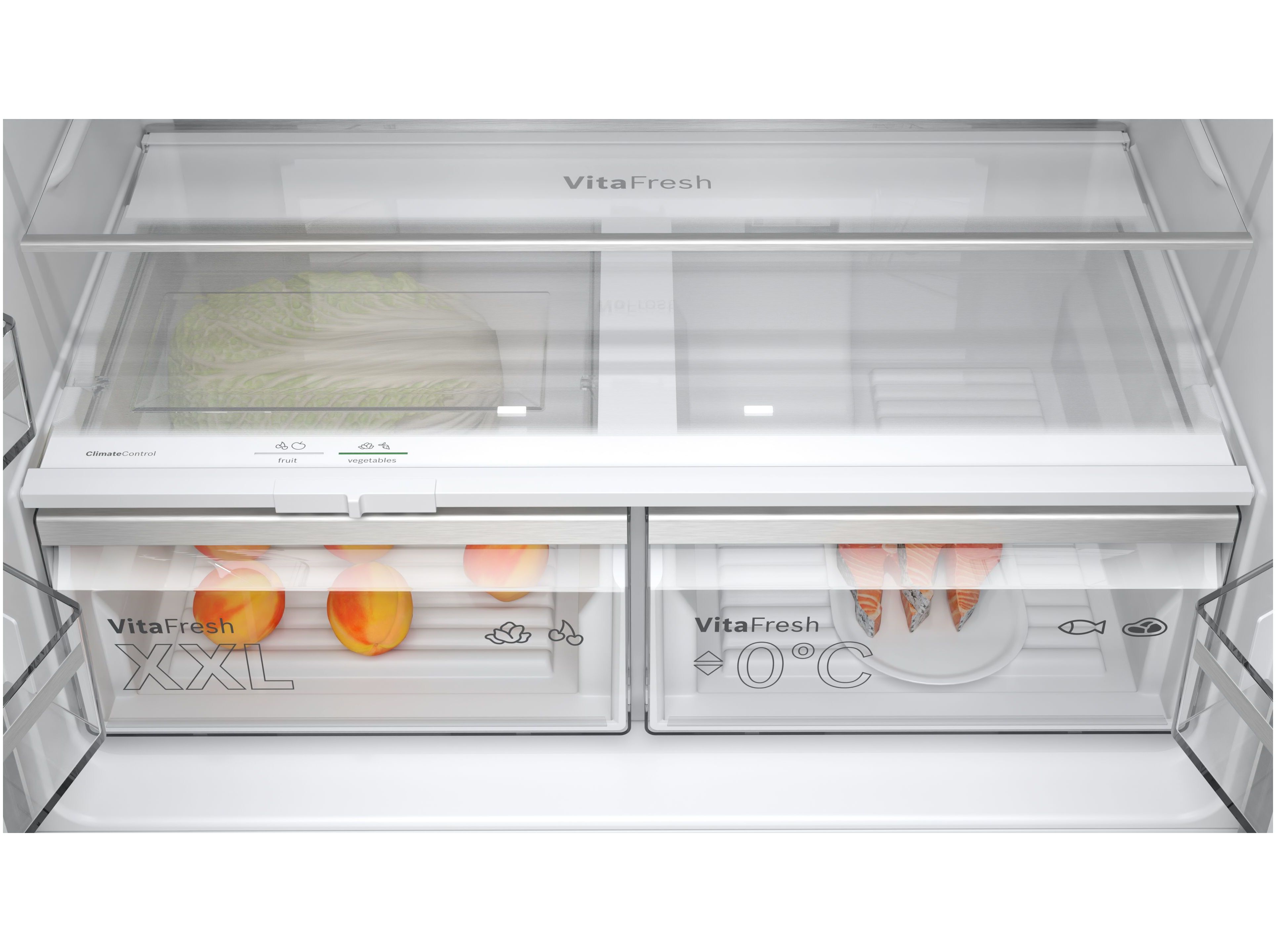 FRIGOR&Iacute;FICO AMERICANO BOSCH KFN96APEA NO FROST E 605L INOX image number 4