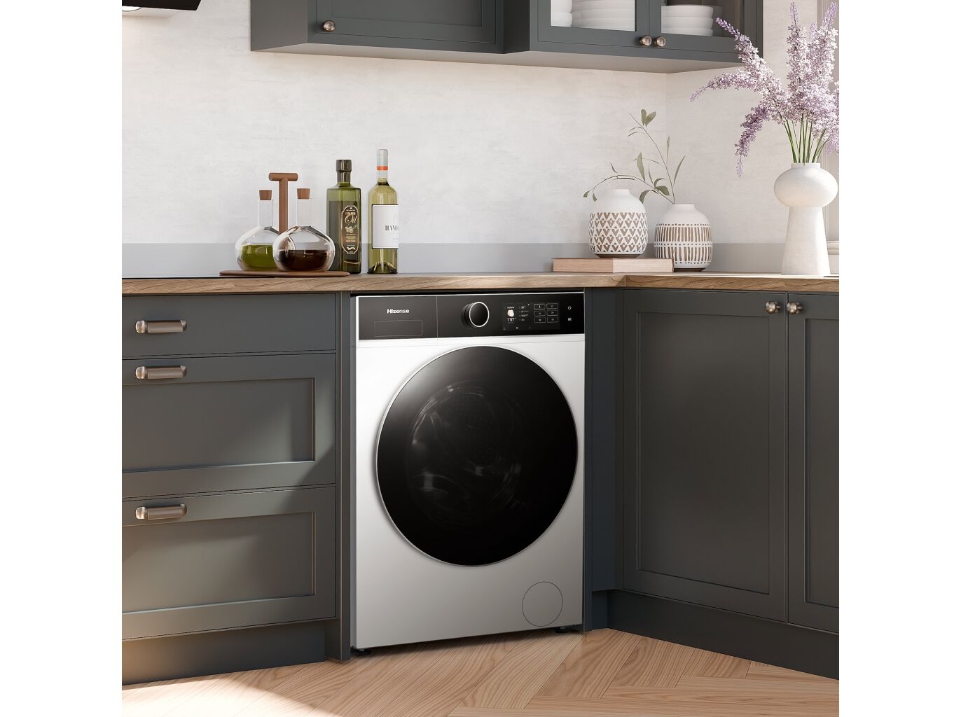 M&Aacute;QUINA DE LAVAR ROUPA HISENSE SERIE 5I WF5I8043BWF - BRANCO A 8KG A image number 15