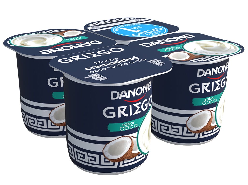 IOGURTE DANONE GREGO COCO 4X110G image number 0