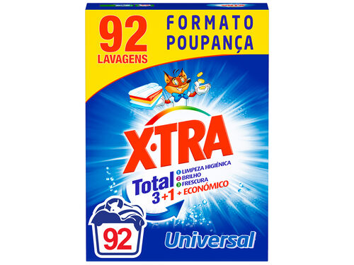 DETERGENTE X-TRA ROUPA MÁQUINA PÓ UNIVERSAL 92 DOSES image number 0