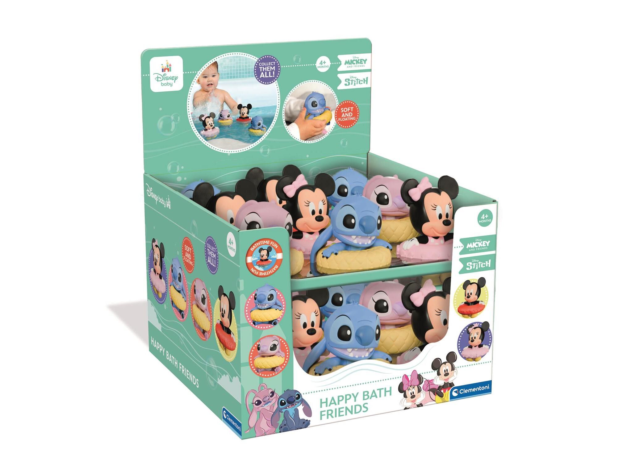 PERSONAGENS DE BANHO DISNEY CLEMENTONI MODELOS SORTIDOS image number 1