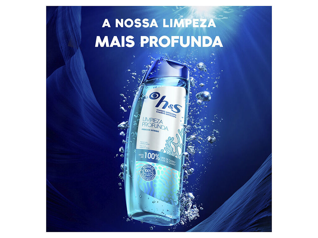 CHAMP&Ocirc; H&S ANTI-CASPA TRANSPARENTE DETOX 300ML image number 1