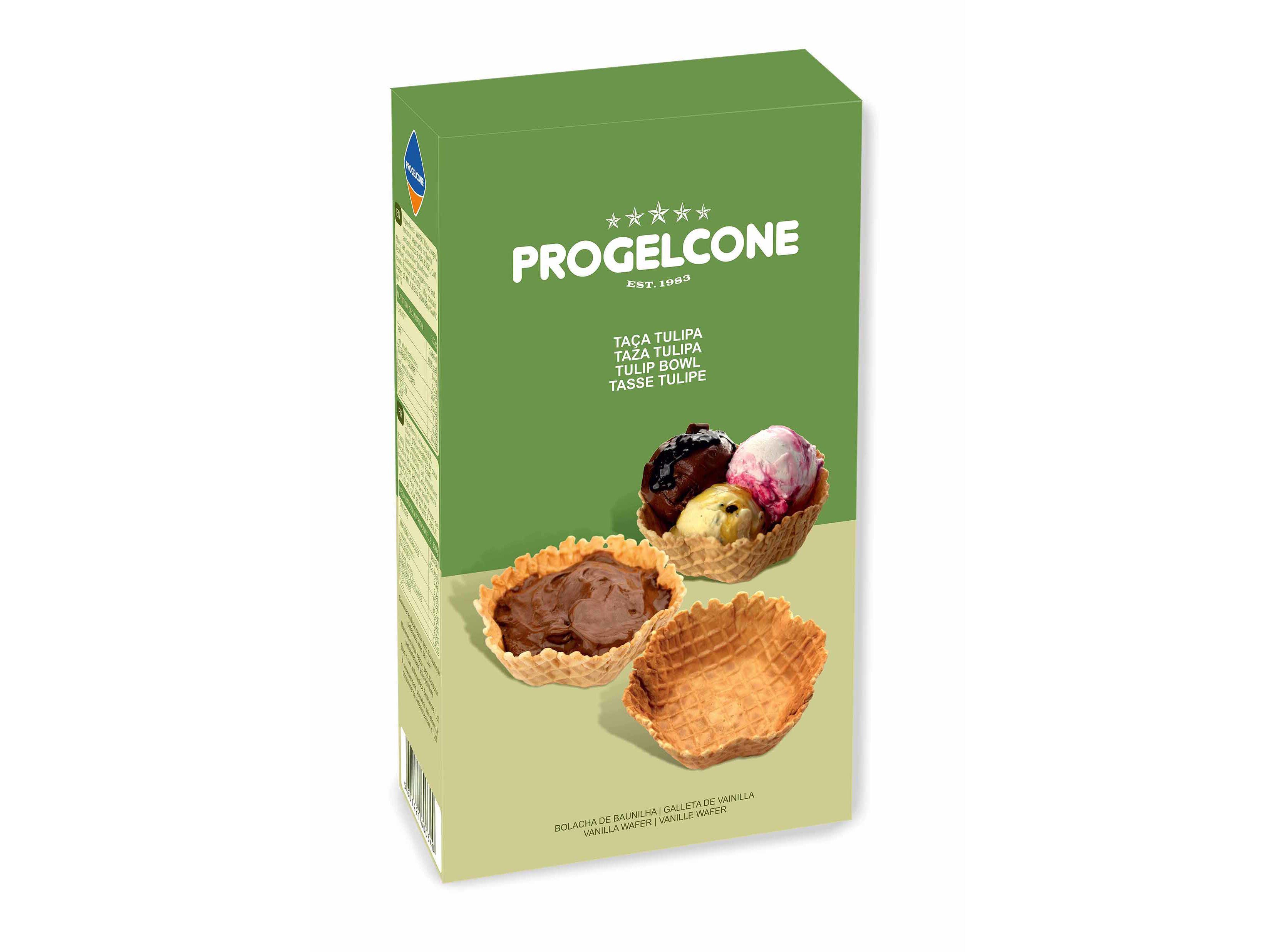 TA&Ccedil;A PROGELCONE TULIPA BAUNILHA 75G 6 UN image number 0