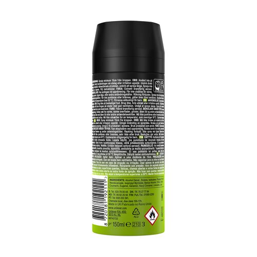 DEO SPRAY AXE EPIC FRESH 150ML image number 1
